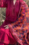 JANAN 3PC-Multi Embroidered Dress