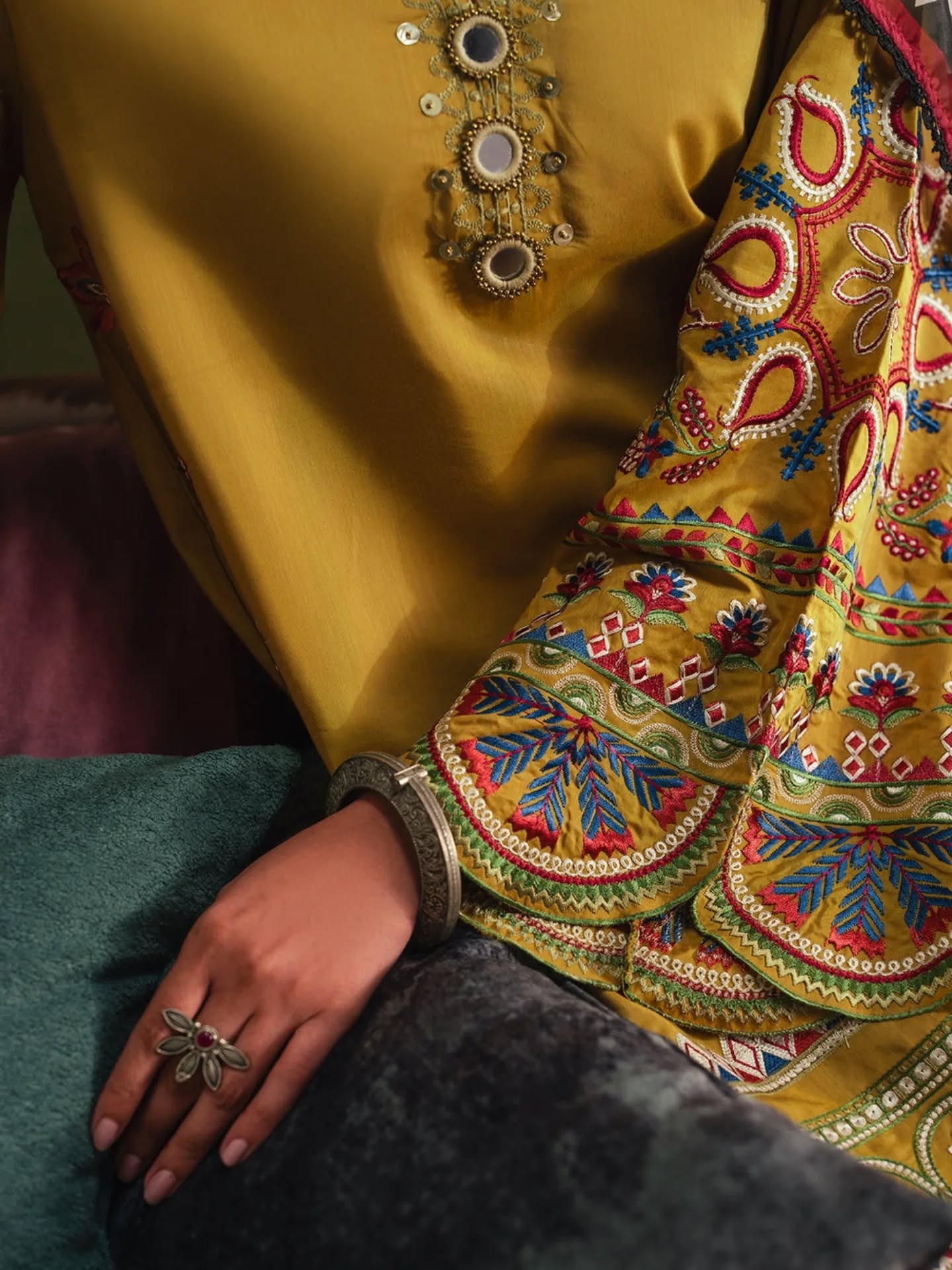 Embroidery Dress-3 peice