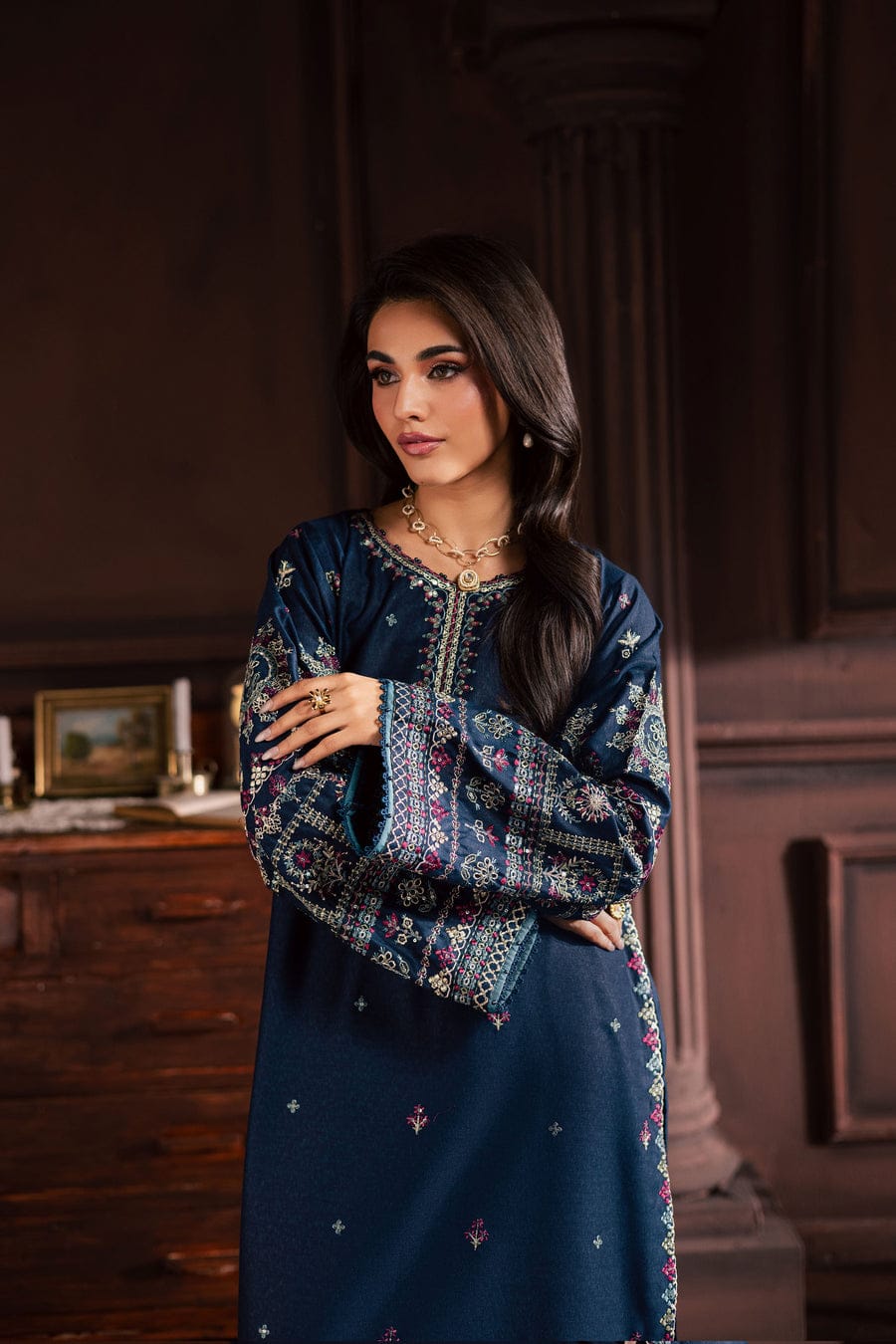 Shajjar 2Pc - Embroidered Dress