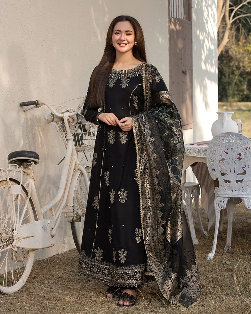 Alaya 3Pc- Embroidered dress