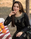 Alaya 3Pc- Embroidered dress
