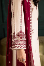 Ivory Rua 3Pc - Embroidered Dress